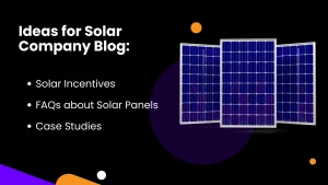 digital marketing strategies for solar companies