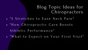 chiropractic seo