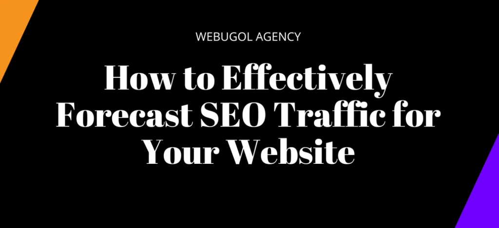 forecasting seo traffic