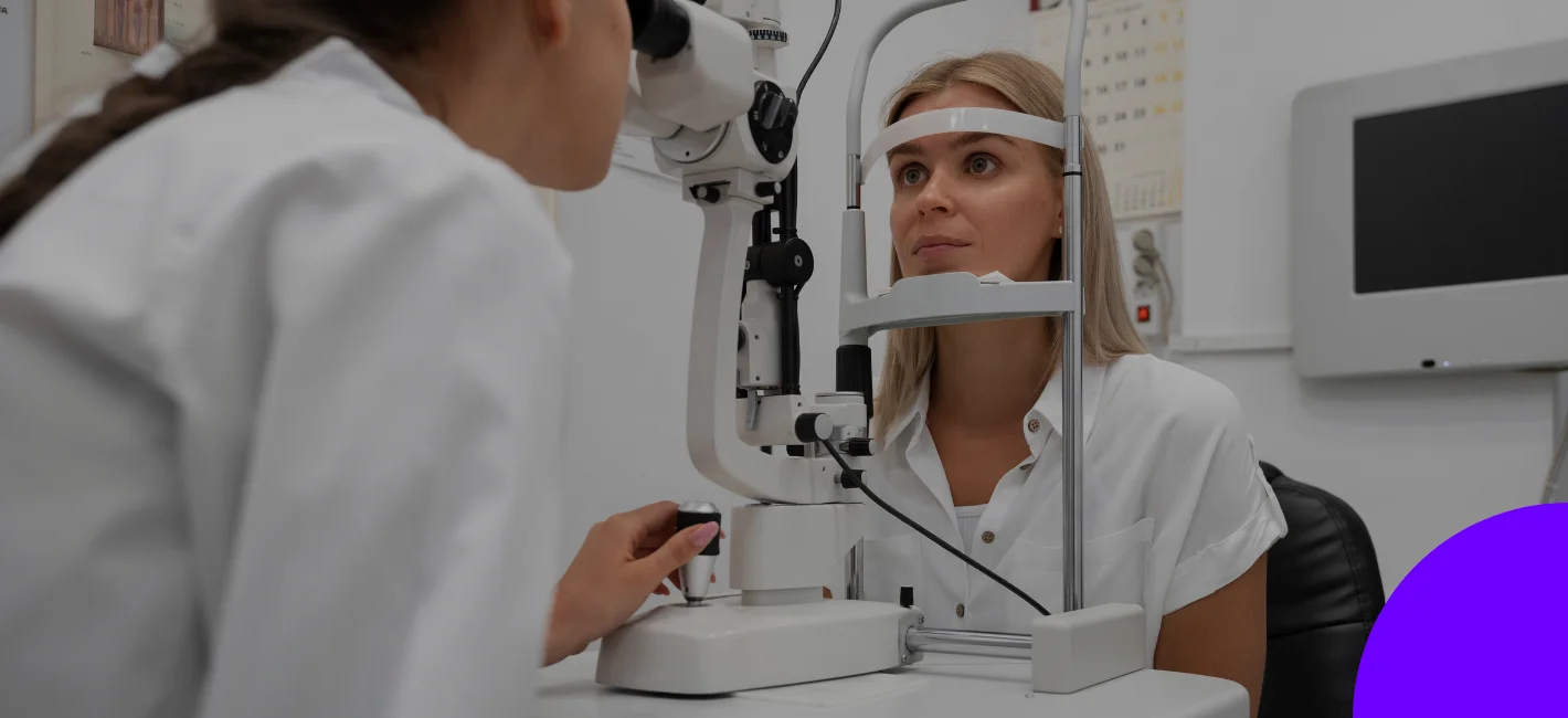 eye care website design