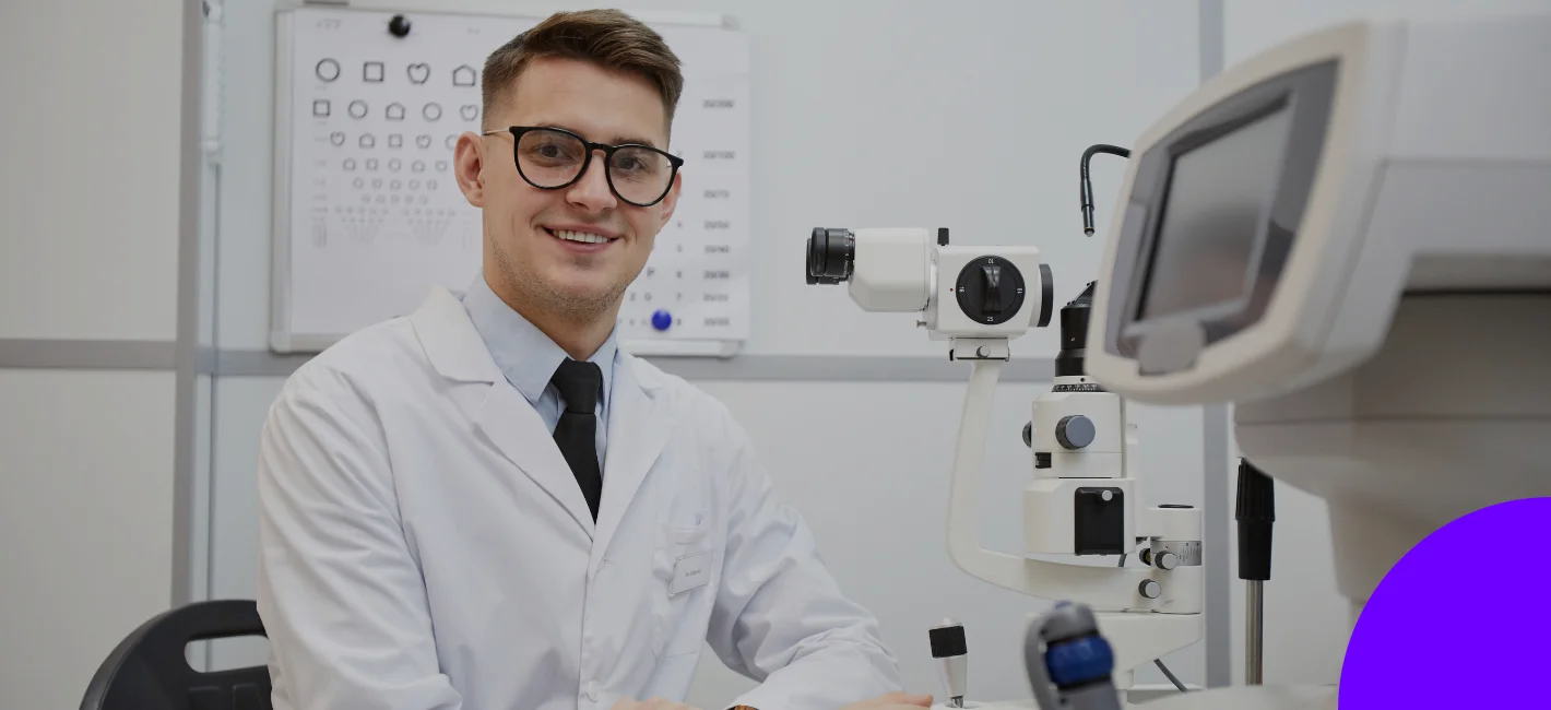 eye care website design