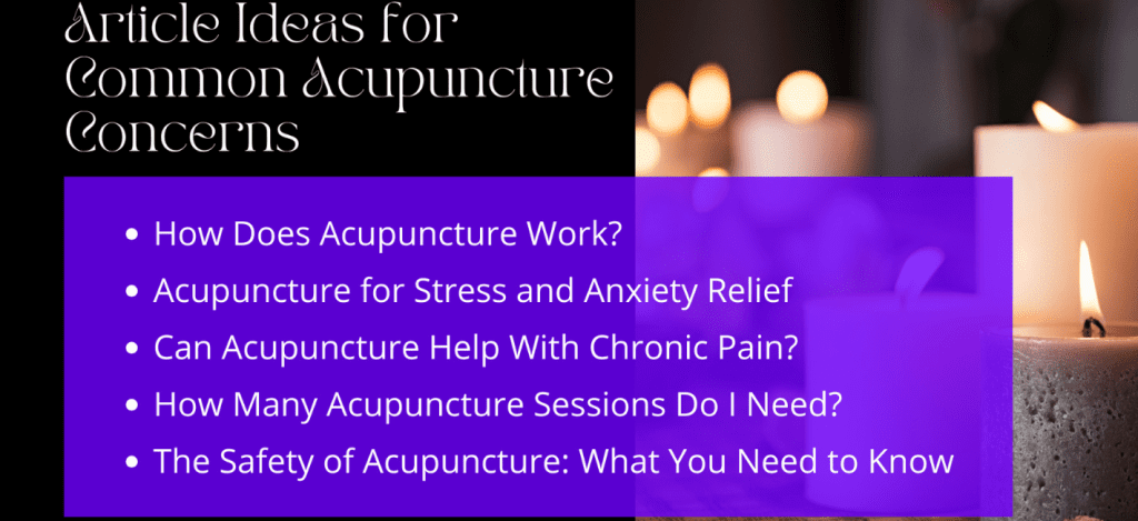 marketing acupuncture