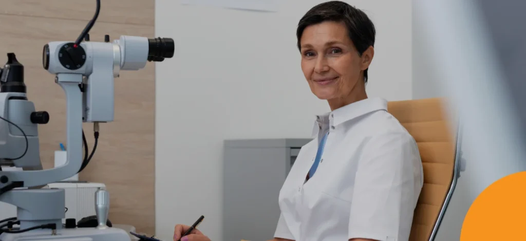 eye care website design