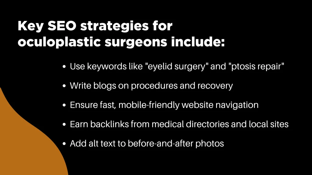 oculoplastics marketing