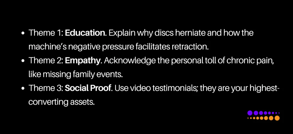 spinal decompression marketing